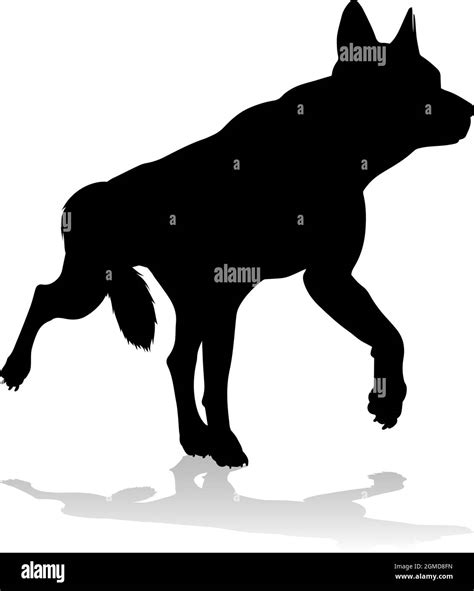 Dog Silhouette Pet Animal Stock Vector Image & Art - Alamy