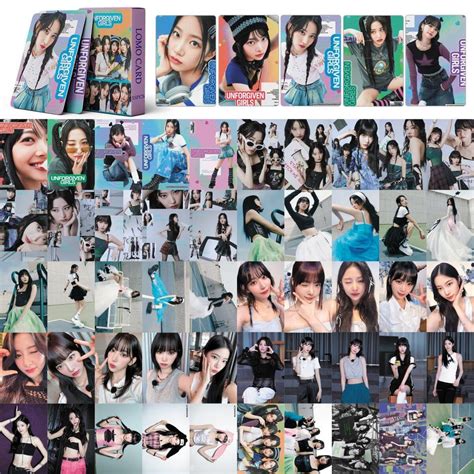 Buy Pretocter55 Pcs LE SSERAFIM Postcards Set Kpop LE SSERAFIM LOMO Cards LE SSERAFIM ...