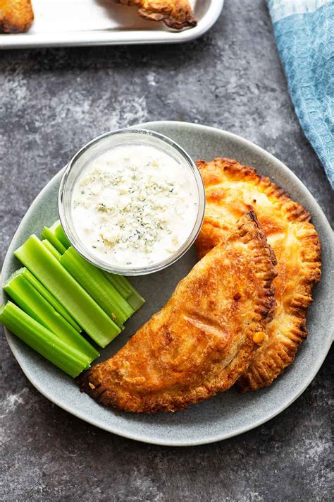 Air Fryer Buffalo Chicken Empanadas