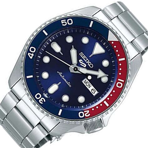 Seiko 5 Sports 'Pepsi' Bezel Automatic Men's Watch SRPD53K1