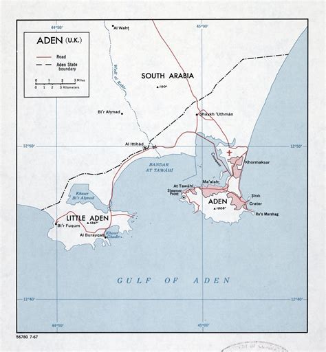 Aden Port Map