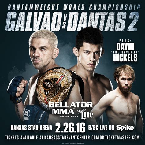 Bellator MMA Returns to the Kansas Star Arena With a World Title Fight