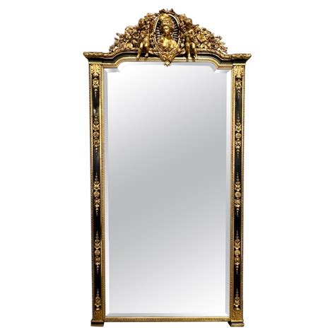 Antique French Napoleon III Floor Mirror – Legacy Antiques