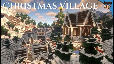 Building A Christmas Village In Minecraft 1.18 | Minecraft Creative ...