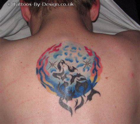 fire wolf Tattoo