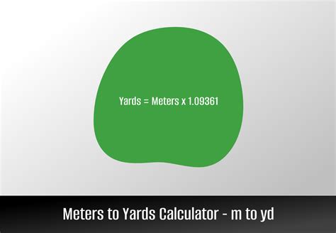 Meters to Yards Calculator - m to yd