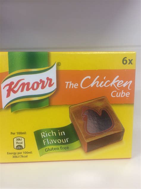 Knorr Stock Cubes Chicken 6'S 60g & Low Price Foods Ltd