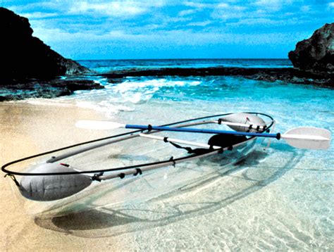 Invisible canoe offers full view of the world under the sea