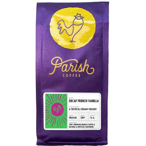 French Vanilla Decaf Flavored Coffee | Parish Coffee