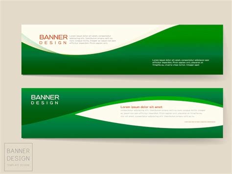 Premium Vector | Banner design templates set