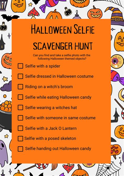 FREE Kids Halloween Fun Bucket List Activities Printable ... - Worksheets Library