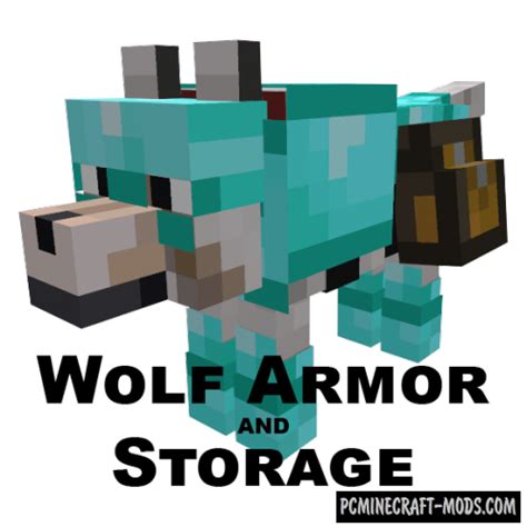 Wolf Armor and Storage Mod For Minecraft 1.12.2 | PC Java Mods