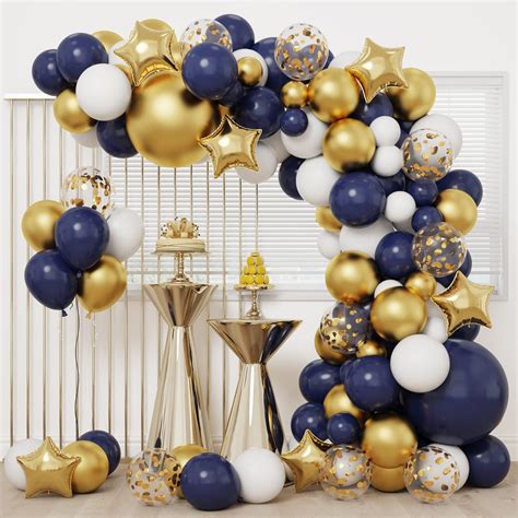 Royal Blue And Gold Balloon Garland | ubicaciondepersonas.cdmx.gob.mx