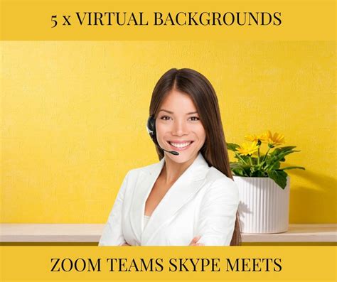 5 X ZOOM Backgrounds, Virtual Background, Zoom Backdrop, Virtual Meeting Skype, Teams, Google ...