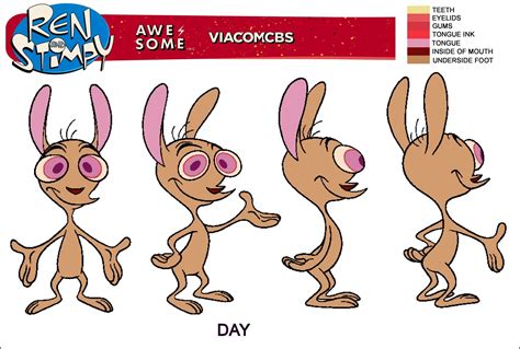 New leaked character sheets for the Ren & Stimpy Reboot : r/LeaksAndRumors