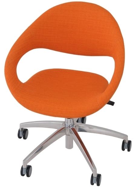 Eiffel Round Orange Swivel Chair Modern Ideas Images 94 | Chair Design