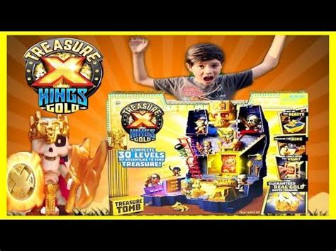 TREASURE X KINGS GOLD Tomb Playset! Guaranteed Real Gold | Treasure Tomb Raider Unboxing ...