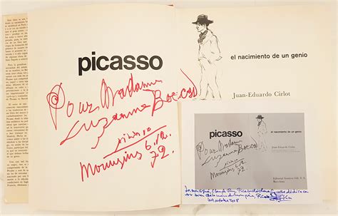 Pablo Picasso - Inscribed and Signed Picasso Book "Picasso, el ...