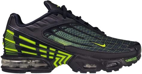 Nike Air Max Plus Tn Iii Fb8026-001 Zwart / Volt-wolf Grey in het Zwart ...