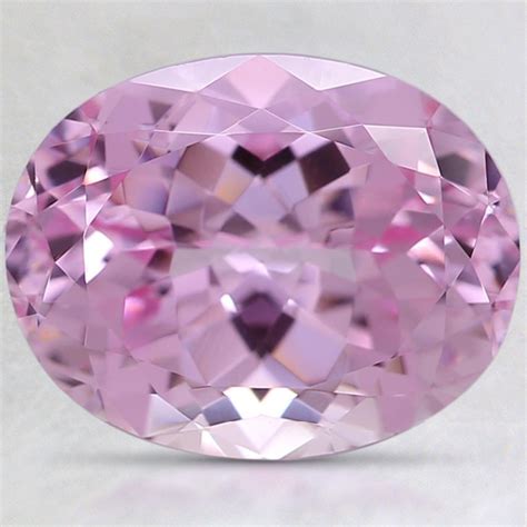 10x8mm Light Pink Oval Lab Grown Sapphire | SLPLC10X8OV3