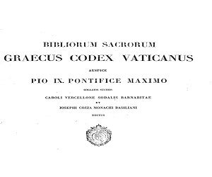 Codex Vaticanus – Greek New Testament