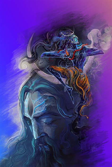 Download wallpaper 1080x1920 lord shiva, god mahadev, digital art, 1080p wallpaper, samsung ...