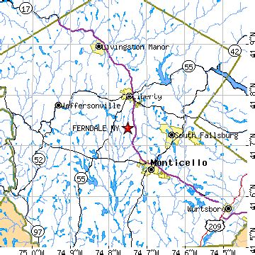 Ferndale, New York (NY) ~ population data, races, housing & economy