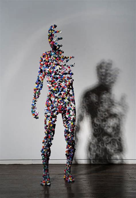 Hyper-Realistic Human Sculptures Made Only From Dices