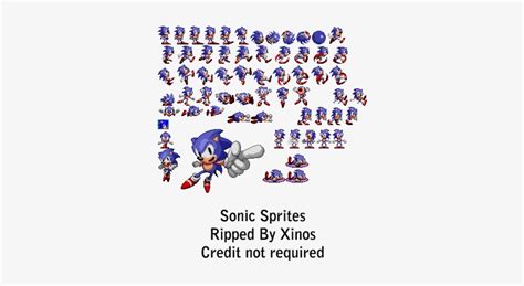 Sonic - Sonic 1 Sprites Png PNG Image | Transparent PNG Free Download on SeekPNG