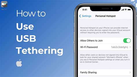 How to share Hotspot via USB in iPhone iPad| How To ? - YouTube