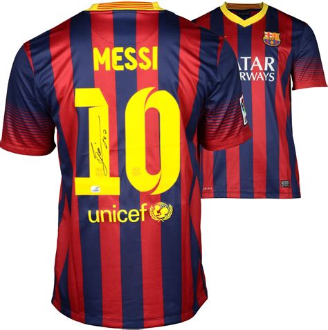 Authentic Autographed Soccer Jerseys - Lionel Messi Barcelona ...