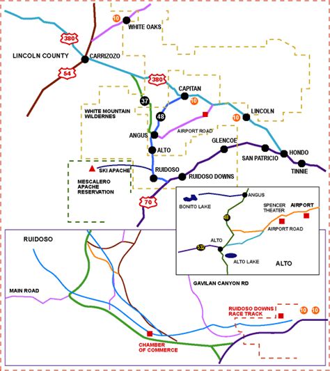 Maps & Directions | Ruidoso NM Vacation Guide