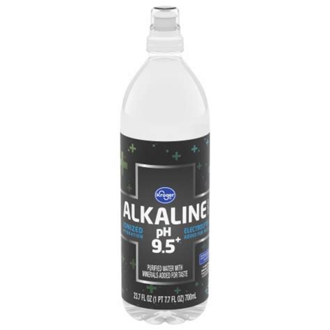 Kroger® Alkaline Bottled Water, 23.7 fl oz - Kroger