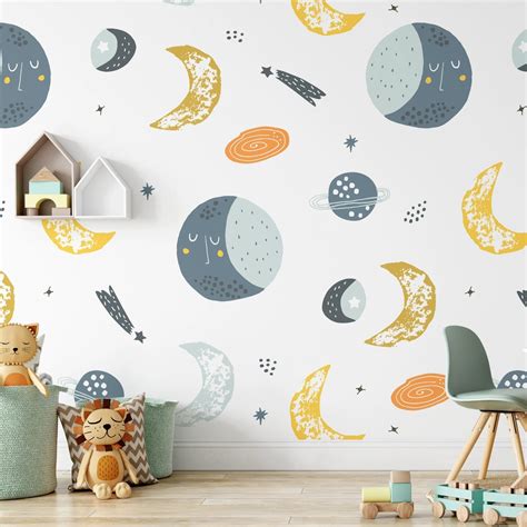 Kids Wallpaper. Nursery and Playroom Wallpaper. Peel and Stick. Premium ...