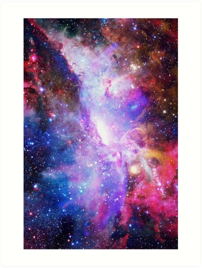 Purple & Pink Space Galaxy Art Print by newburyboutique | Galaxy art, Watercolor galaxy, Galaxy ...