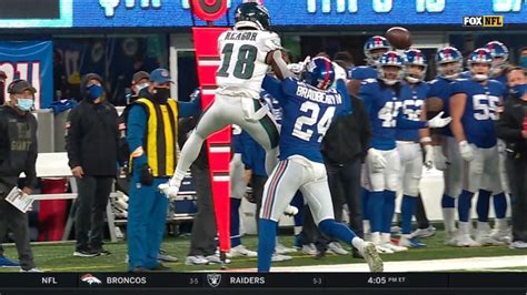 James Bradberry breaks up pass on 4th down | Giants vs. Eagles Highlights