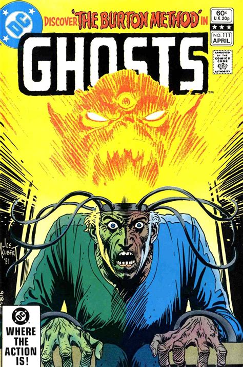 Horror Comics : Ghosts #111 April 1982 Cover Art by Joe Kubert | Comic ...