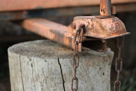 Rusty Trailer Hitch Free Stock Photo - Public Domain Pictures