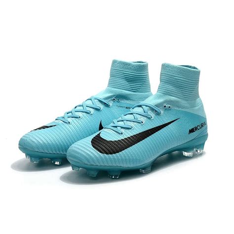 New Nike Mercurial Superfly 5 FG Firm Ground Soccer Cleats - Blue Black