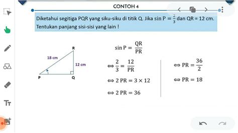 Perbandingan Trigonometri Pada Segitiga Siku Siku Dumatika Id - Riset