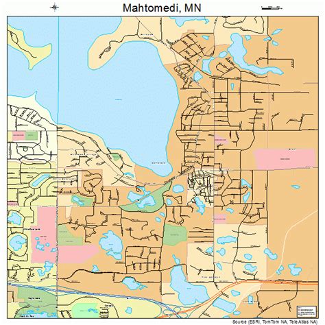 Mahtomedi Minnesota Street Map 2739428