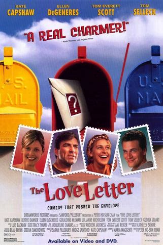 The Love Letter Movie Poster 27x40 Used Kate Capshaw, Tom Selleck, Jes – Mason City Poster Company