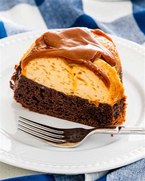 Magic Flan Cake (Chocoflan) - Jo Cooks