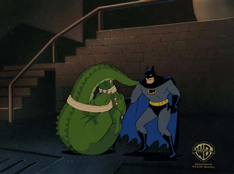 DC Comics Studio Artists - Batman Production Cel w/ Original Background ...