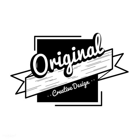the original logo for creative design