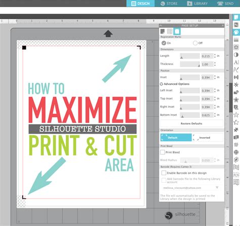 How to Maximize Silhouette Print and Cut Size - Silhouette School