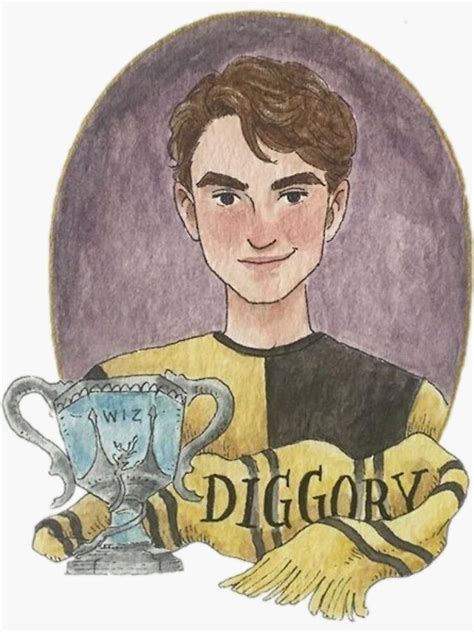 "Cedric Diggory " Sticker for Sale by evamariee | Harry potter ...