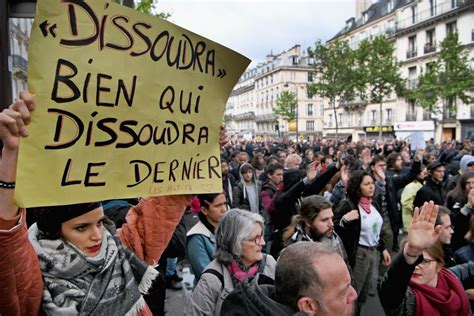 PICTURES: Thousands Of Far Left Activists Stage Anti-Macron Protest