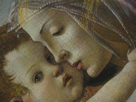 Detail: Botticelli - Madonna and Child with the Young Saint John the Baptist, late 1480s - a ...