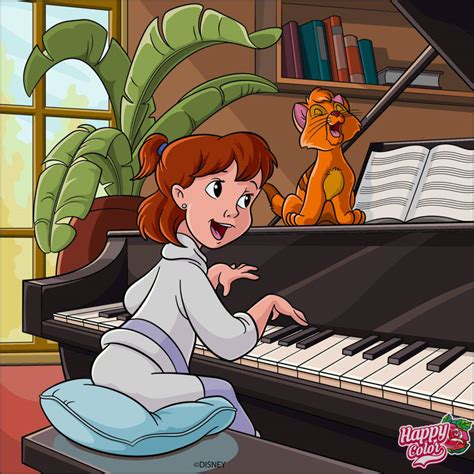 Jenny and Oliver on a piano by drawingliker100 on DeviantArt